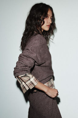 SOFT LONG SLEEVE SWEATSHIRT - Zara фото 4