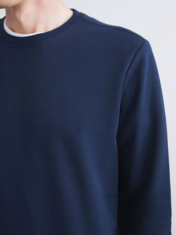 Bisiklet Yaka Erkek Sweatshirt