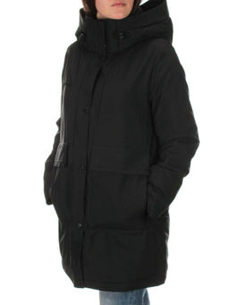 22352 BLACK Куртка зимняя женская (200 гр. холлофайбера) - Fashion фото 3