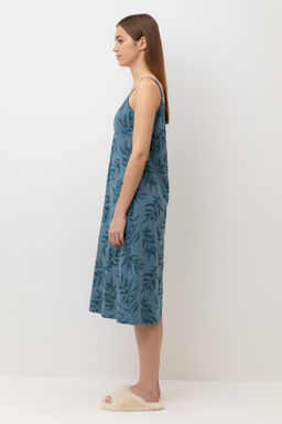 Е 10008/24/голубой мираж,оливковая ветвь сорочка жен