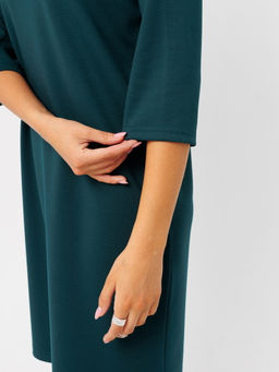 Платье женское П-186 (нейлон г/к) Зелёная