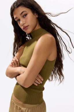 Top de canal? con cuello perkins - H&m фото 3