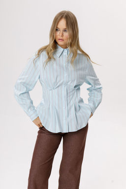 Рубашка Pirs 6556 голубой