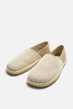 LEATHER AND FABRIC ESPADRILLES - Zara фото 4