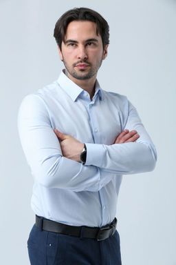 Мужская рубашка 21.1-т-04 - Nicolo angi фото 3