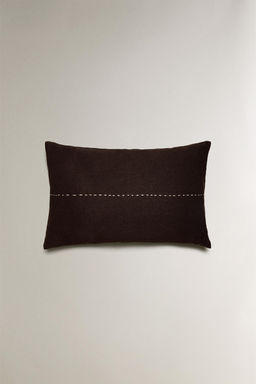 CUSHION COVER WITH STITCHING
