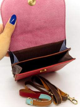 Сумка натуральная кожа через плечо №1133/56 - Ганг фото 2