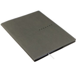 Дневник школьный для 1-11 классов Grey, мягкая обложка, искусственная кожа, термо тиснение, ляссе, 80 г/м²