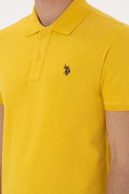 Erkek Slim Fit Polo Yaka Sar_ Basic Ti__rt Sepette S_rpriz _ndirim - U.s. polo assn фото 7