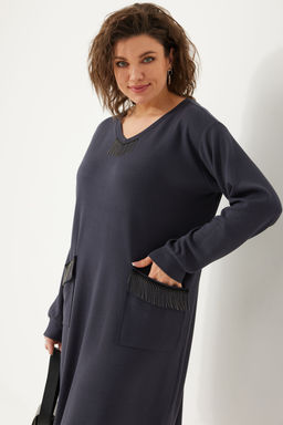 Платье BegiModa 1044 графит фото 6