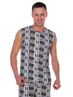 Майка Relax-2 (Буквы_зеленый)