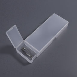 Бокс для хранения мелочей, 2 ячейки, 21×7×2.5 см, белый