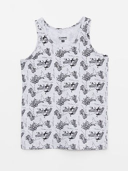 Bisiklet Yaka Pamuklu Erkek ?ocuk Atlet 2li - Waikiki фото 3