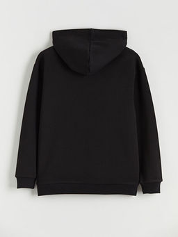 Kap??onlu Erkek ?ocuk Kal?n Sweatshirt