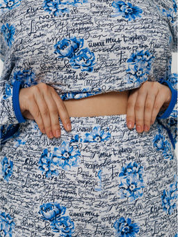 Мальва плюс пижама женская (сухая роза) - Lovetex фото 13