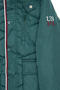 Темно-зеленое пальто для мальчика Неожиданная скидка в корзине - U.s. polo assn фото 4