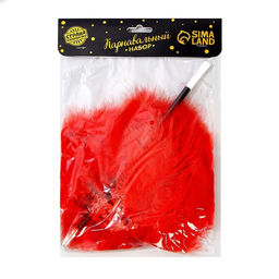 Карнавальный набор Огненная красотка, повязка на голову, боа, мундштук - Страна карнавалия фото 4