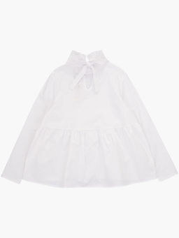 Рубашка для девочки в школу белая UD 7823 белый - Mini maxi фото 13