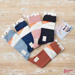 Носочки длинные цветные LL649-3, размер 30-35, 10 пар в уп.