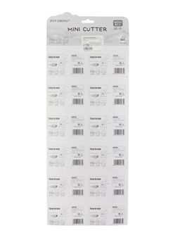 Цена за 5 шт. Нож канцелярский, лезвие 9 мм, МИНИ, блистер, корпус МИКС