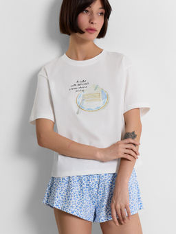 Комплект домашний женский: футболка и шорты - Mark formelle фото 10