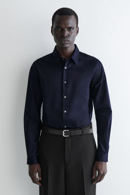 CAMISA DE POPELINA SASTRE AJUSTADA - H&m фото 2