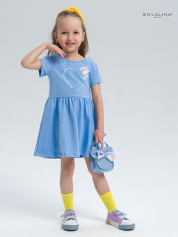 Платье Лето голубой сердце LE - Sovalina фото 8