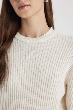 Пуловер-туника стандартного кроя - Defacto фото 8