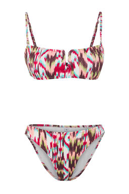Trendyolmilla Soyut Desenli Straplez Regular Bikini Tak?m? TBESS25BT00157  фото 6