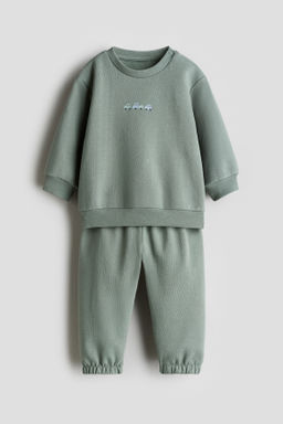Conjunto de 2 piezas en tejido sudadera - H&m фото 4