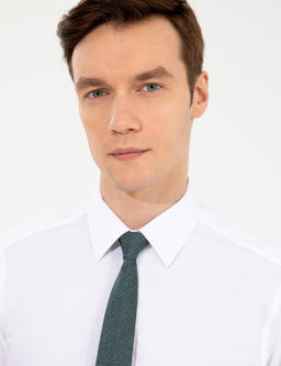 Beyaz Slim Fit Uzun Kollu G_mlek - Cacharel фото 2