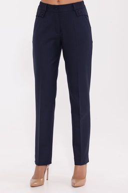 брюки прямого силуэта,ВИСКОЗА с ХЛОПКОМ - Трика фото 2