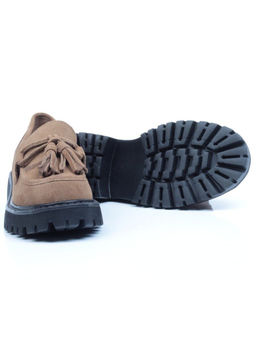 5929-5 BROWN Лоферы женские - No name фото 16