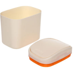 Контейнер для мусора "Vogue"1,5л бежевый