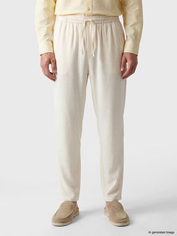 Regular Fit Beli Lastikli Erkek Pantolon