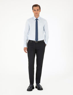 A__k Mavi Slim Fit Uzun Kollu Basic G_mlek - Pierre cardin фото 11