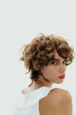 BUTTON-UP COLLAR TOP - Zara фото 13