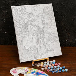 Картина по номерам на холсте с подрамником «Новый год! Дед Мороз», 40×50 см