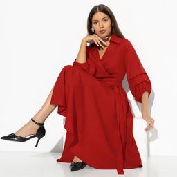 Платье на запах, Выход королевы (азарт) - Charutti фото 6