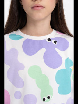 PELICAN, футболка для девочек, Молочный