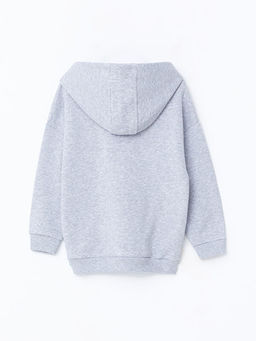 Kap??onlu Uzun Kollu Bask?l? Erkek Bebek Sweatshirt - Waikiki фото 3