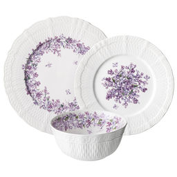 НАБОР ПОСУДЫ ОБЕДЕННЫЙ LEFARD LILAC НА 4 ПЕР. 12 ПР.