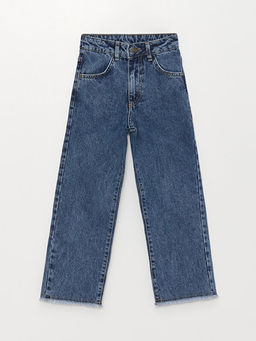 Basic Geni? Pa?a K?z ?ocuk Pantolon - Waikiki фото 3