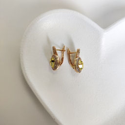 Серьги с кристаллами Swarovski