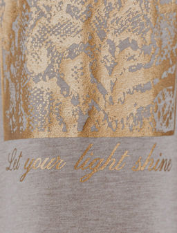 Футболка из премиального хлопка с авторским принтом - Vilatte фото 6