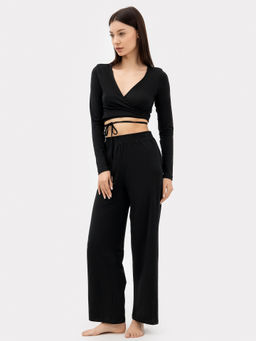 Комплект женский (джемпер, брюки) в черном цвете черный 592518 - Mark formelle фото 3