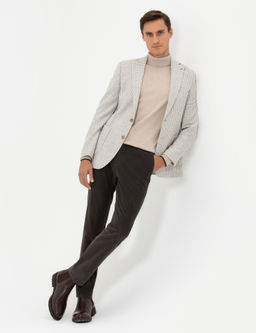 Светло-серая приталенная куртка - Cacharel фото 2