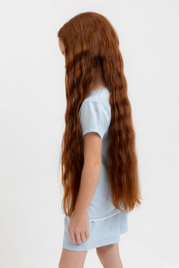 Crockid _ КР 302748-1/голубой,любимые ромашки к563 фуфайка (футболка) для дев  фото 3