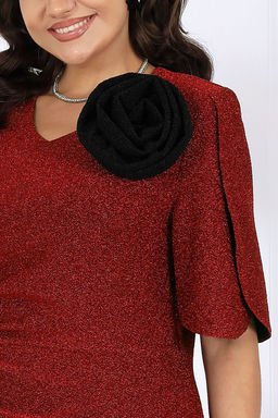 Платье Ninele 7481 красный фото 8