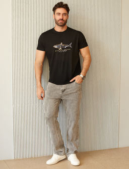 Футболка из премиального хлопка с авторским принтом